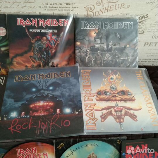 Iron maiden винил killers powerslave fear piece