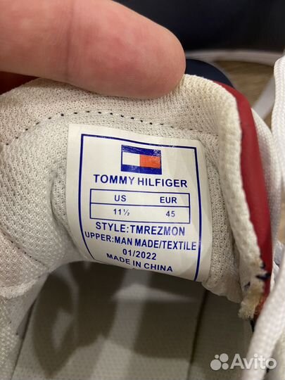 Кеды мужские Tommy Hilfiger rezmon синие