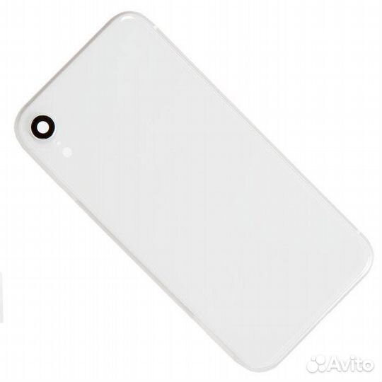 Задняя крышка в сборе с рамкой для iPhone XR, белы