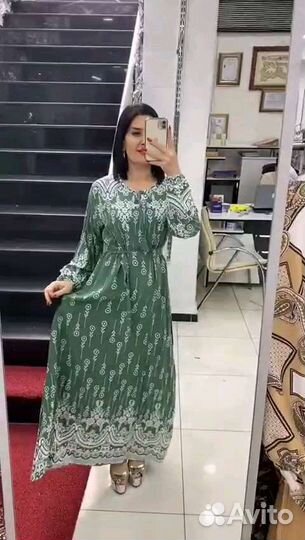 Мусульманское платье штапель, женская одежда