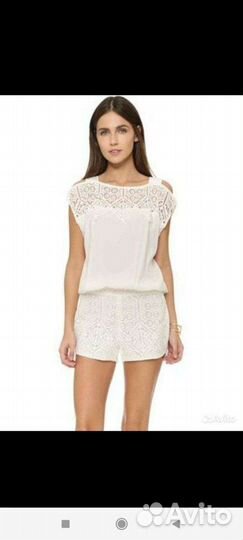 Ромпер шелк кружево