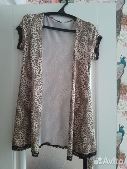 Женский халатик шелковый