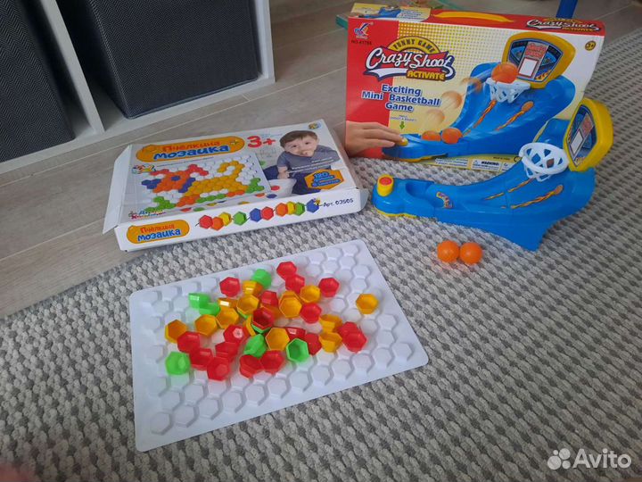 Мозаика и баскетбольное кольцо