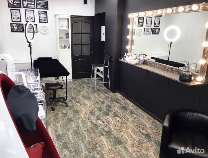 Зеркало гримерное 200*100