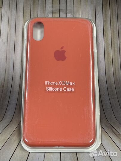 Чехол накладка iPhone XS Max Оранжевый