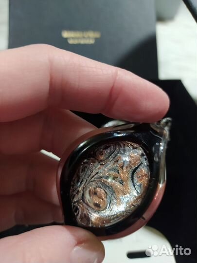 Колье, браслет, кольцо, серьги Муранское стекло