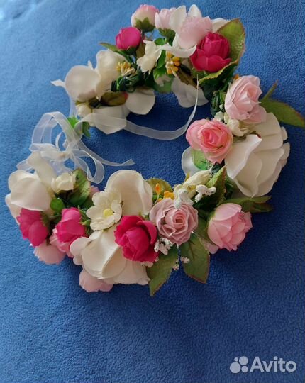 Венок на голову из цветов