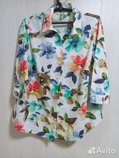 Блузка хлопок размер 52-54