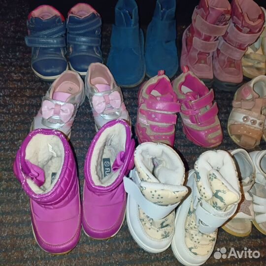 Детская обувь пакетом для девочки