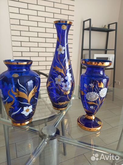 Ваза для цветов богемия