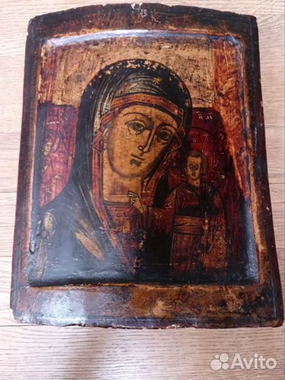 Древняя икона Казанской Божьей Матери, конец 16 в