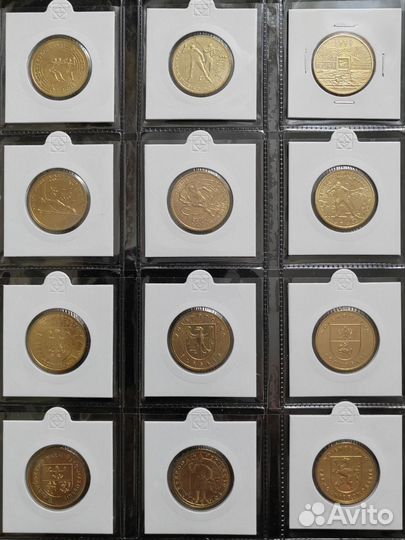 Монеты Польши 2 злотых наборами и поштучно