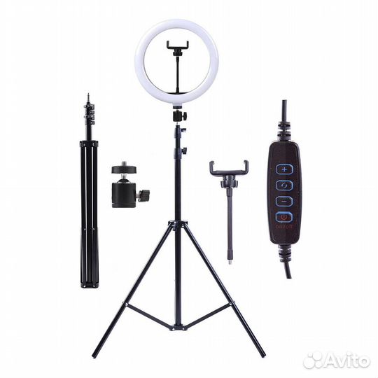 Кольцевой свет Camelion KD-810F C02 LED подставка