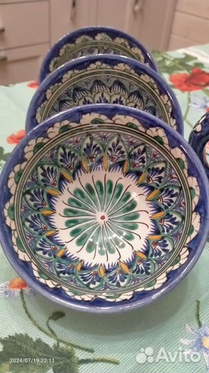 Бронь для Ирины Набор узбекской посуды