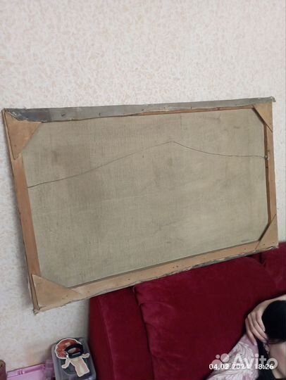 Картина Ленин. Масло. Холст