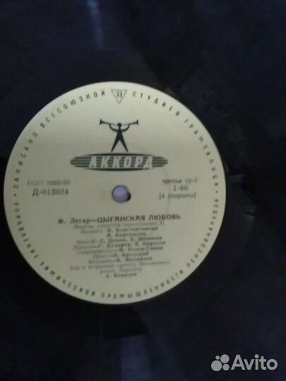 Грампластинки виниловые и патефонные