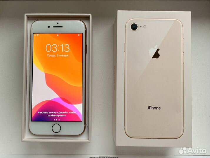 Iphone 8 64g rose on sale gold