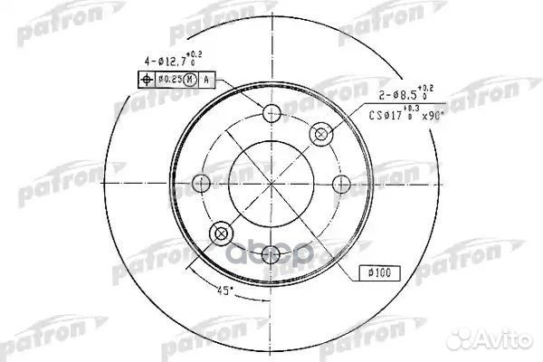 Диск тормозной передн nissan: kubistar 03, REN
