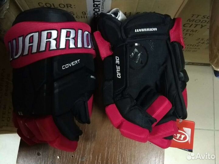 Перчатки хоккейные warrior corvet QRE 30 SR 14