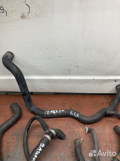 Патрубки охлаждения на Mercedes w168