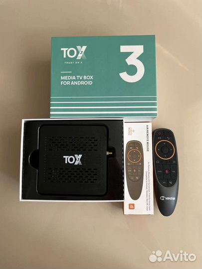 TOX 3 Топовый Андроид тв бокс (Приставка )