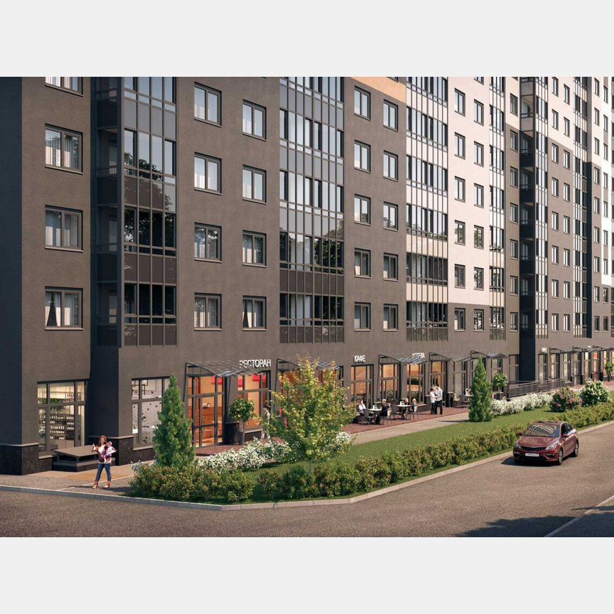 2-к. квартира, 53,9 м², 2/21 эт.