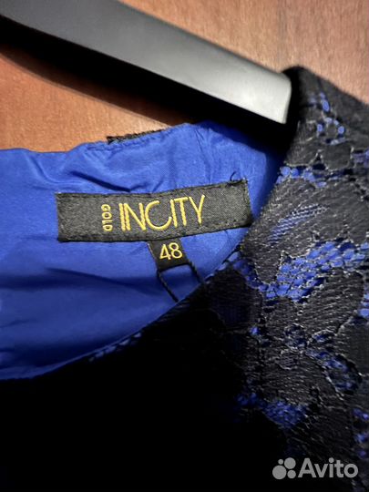 Платье женское, синее, 46-48