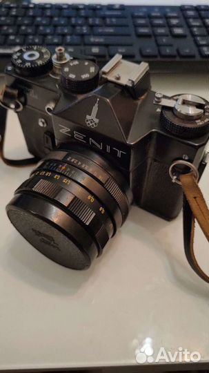 Фотоаппарат zenit ttl олимпийский с чехлом