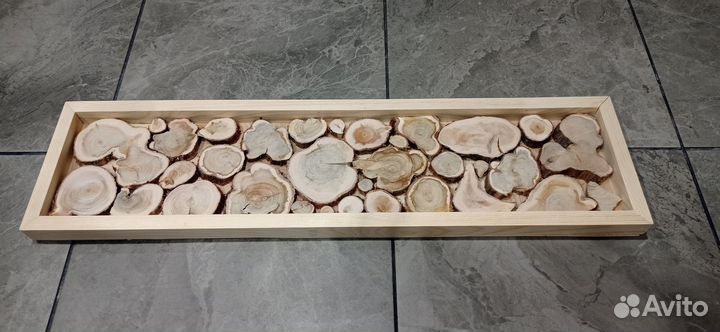 Панно из можжевельника