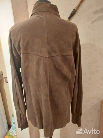 Замшевая мужская рубашка