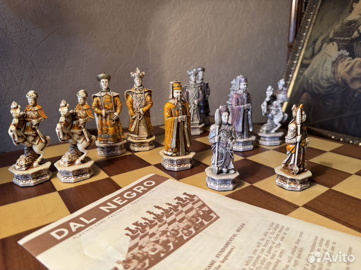 Шахматы Dal Negro, Италия, эксклюзив, винтаж