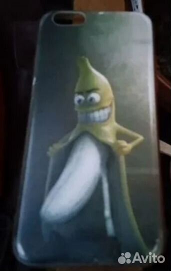 Чехол на iPhone 6Банан,кошка на 7