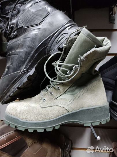 Берцы из сша.натур кожа