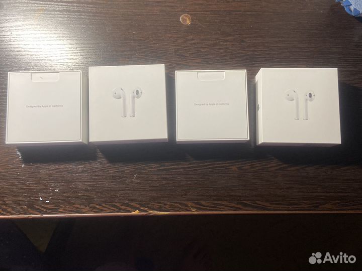 Коробки от беспроводных наушников apple airpods