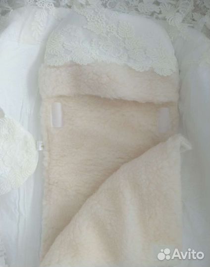 Конверт на выписку осень Luxury baby