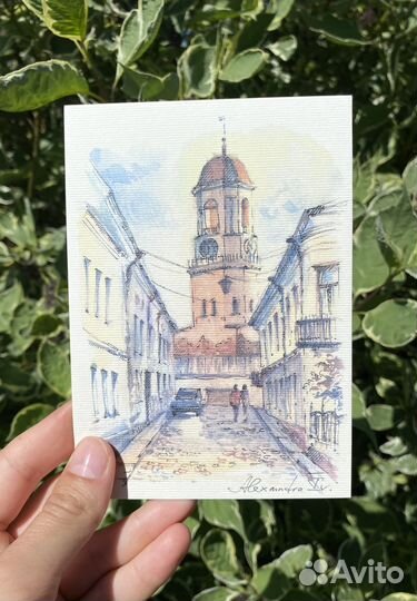 Открытки Выборг набор 4 шт