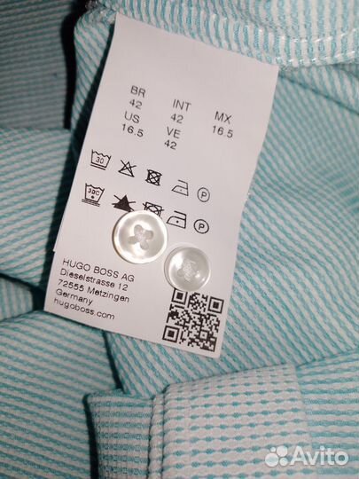 Рубашка Hugo Boss slim fit оригинал