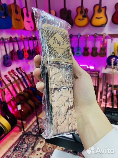 Ремень для гитары Flight (Разные дизайны)