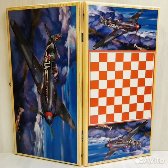 Нарды + шашки походные. Новые