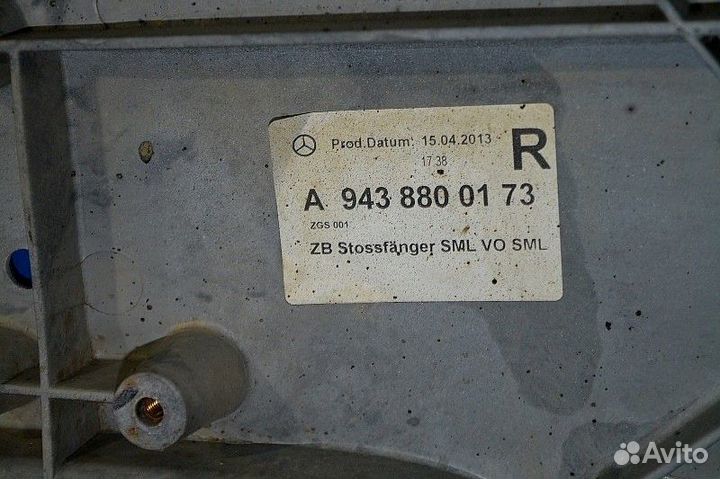 Накладка переднего бампера, правая mercedes-benz A