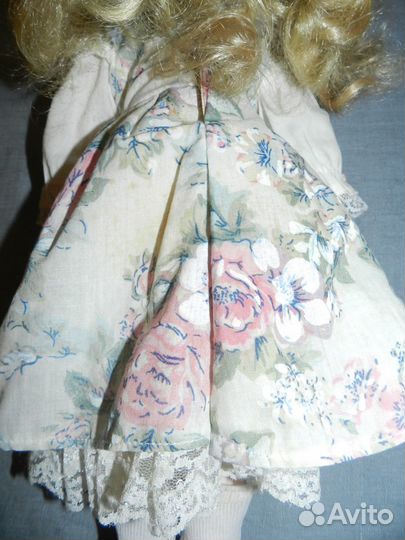 Винтажная фарфоровая кукла Германия 41 см