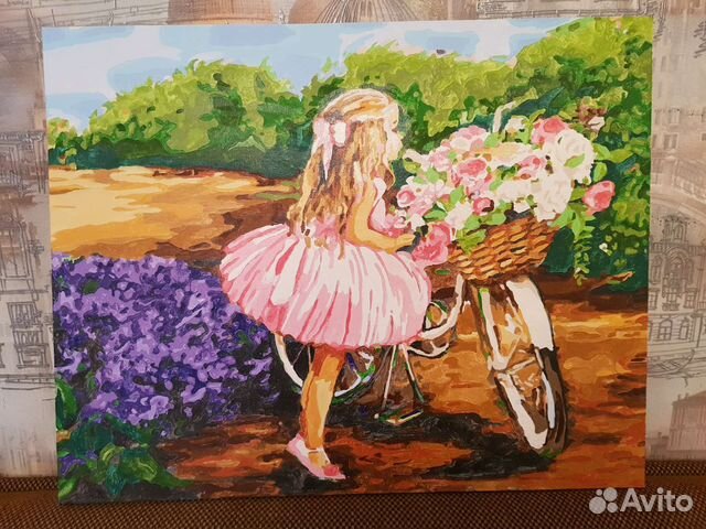 Картины по номерам раскрашенная