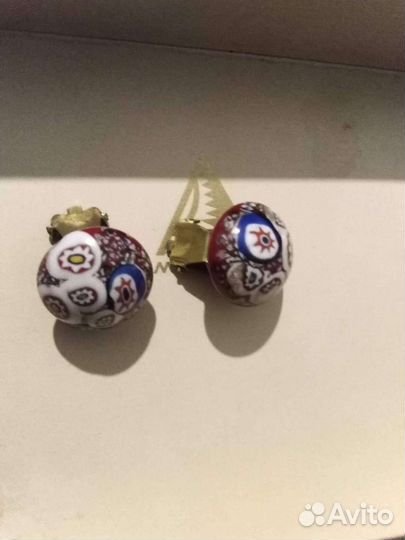 Клипсы винтаж и другая бижутерия