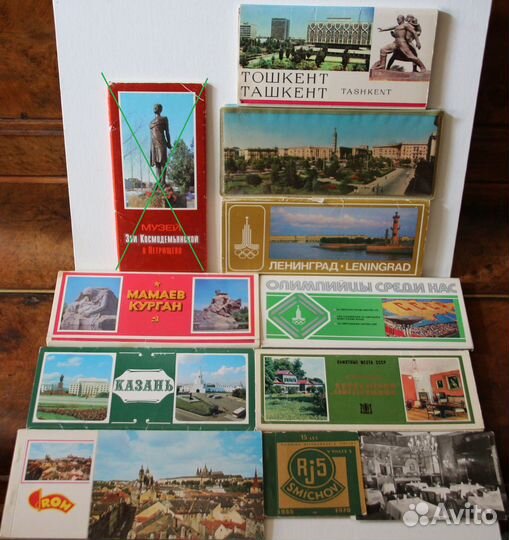 Открытки СССР наборы Города Музеи Агитация Природа