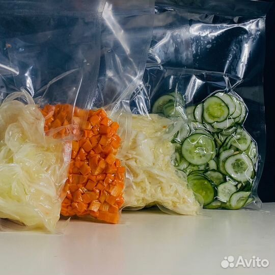 Овощи в вакуумной упаковке