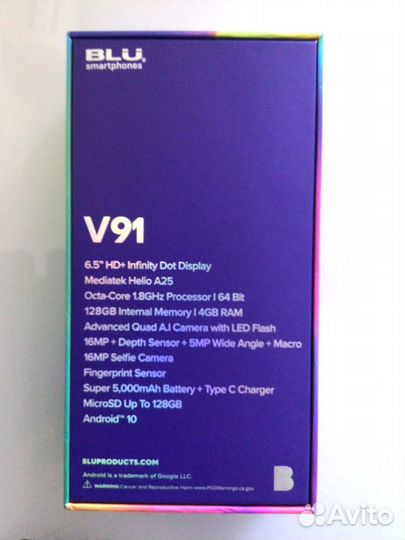 Смартфон BLU V91