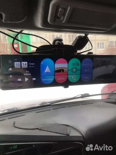 Видеорегистратор-зеркало 12 дюймов, Android 8,1, F