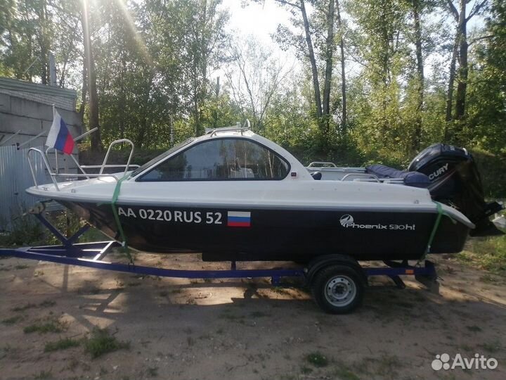 Катер Phoenix 530ht с прицепом