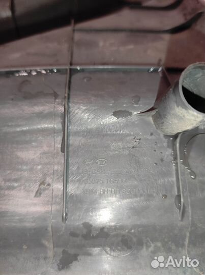 Накладка порога задняя левая Kia Rio 2 2005-2011