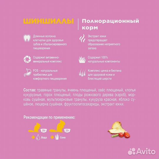 Little One корм для шиншилл